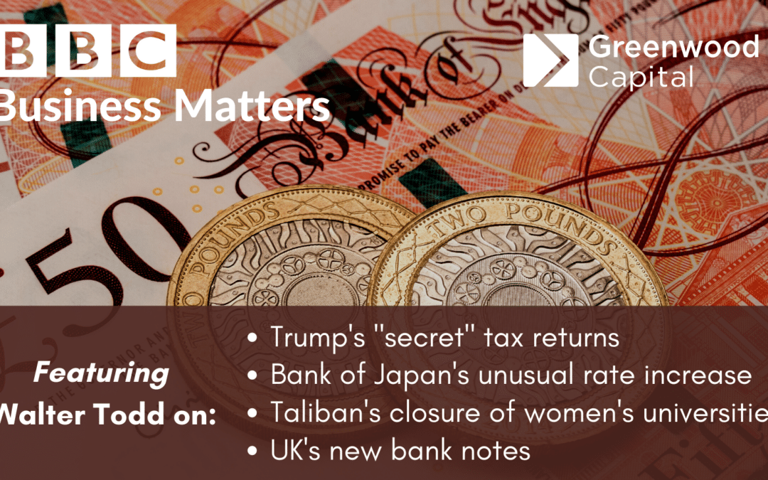 Unwrapping Presidential Tax Returns & Consumer Loan Fraud  Walter Todd on BBC Business Matters