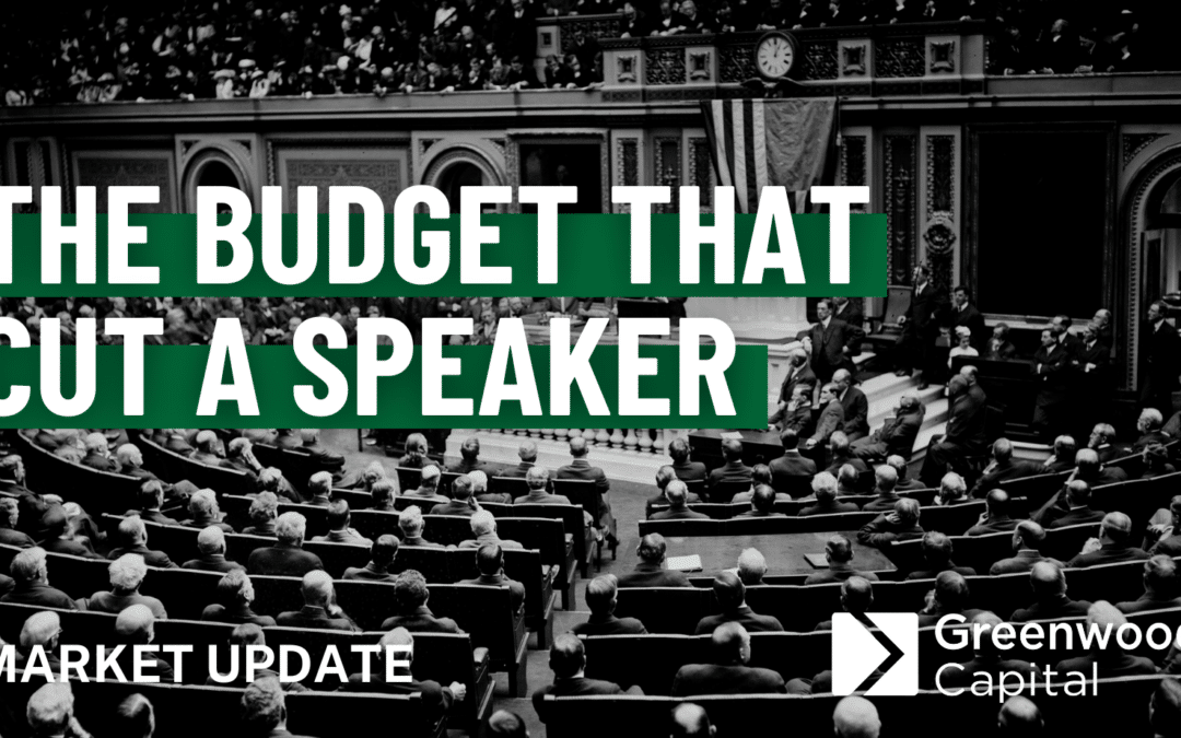 The Budget That Cut a Speaker Market Update from Walter Todd