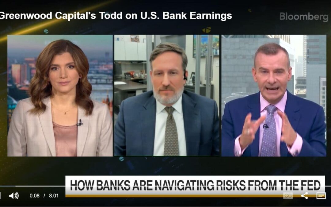 Walter Todd on Bloomberg: How Banks Are Navigating Risks From the Fed