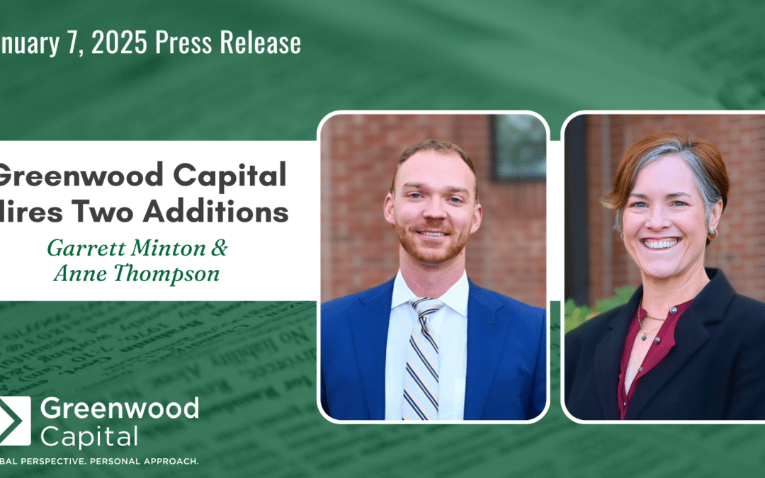 Greenwood Capital Hires Garrett Minton and Anne Thompson